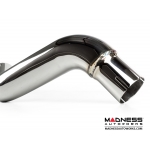 FIAT 500 Turbo Performance Axle Back Exhaust System by MADNESS - Black Finish Tip